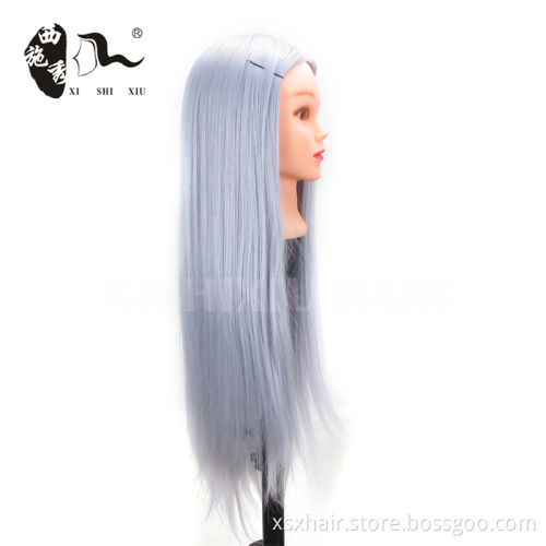 fashionable styles not 100% human hair training doll head wholesale for training school